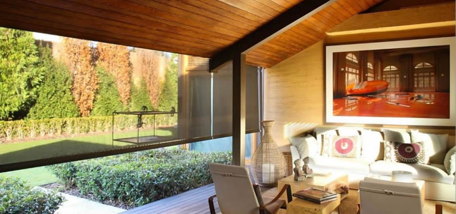 Manual Operated Patio, Porch Shades