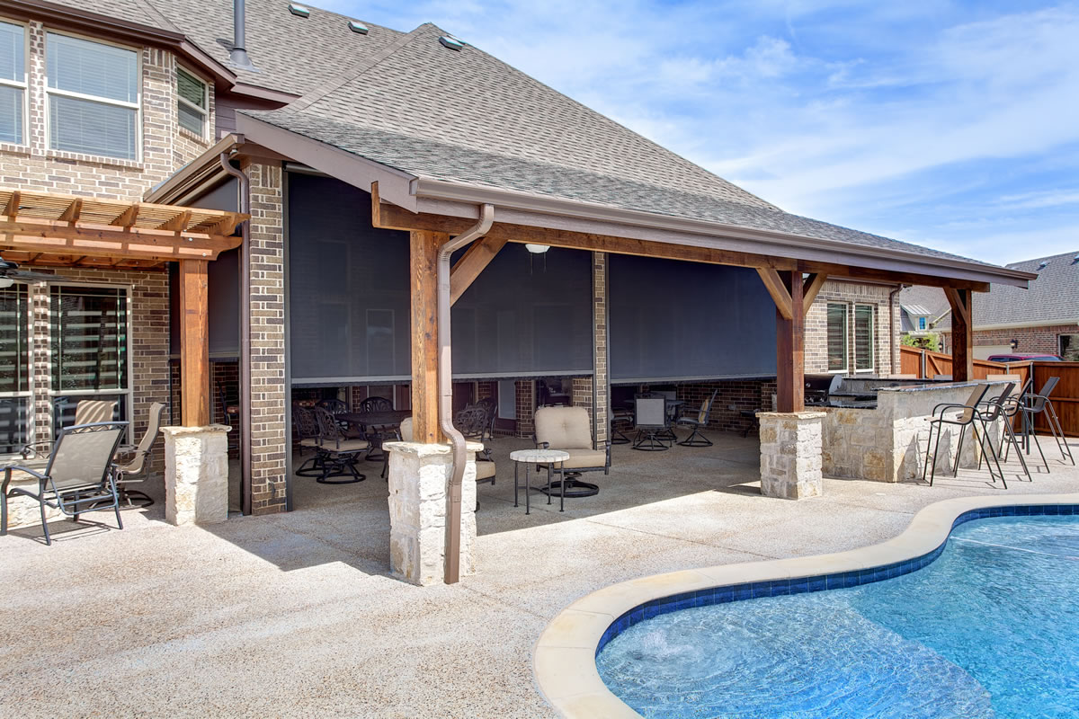 Motorized Patio Shades Fort Worth Dallas Texas Security 015 Motorized Retractable Screen Dallas Tx