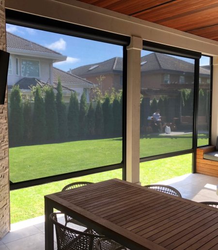 Motorized screens for your patio-Fort Worth