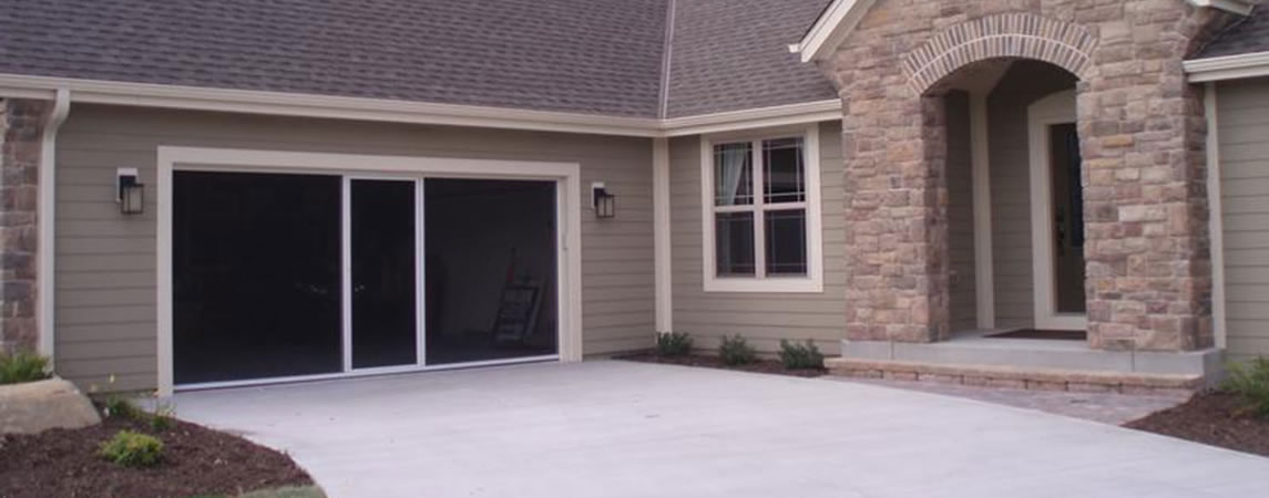 Dallas garage door screen-walk door-Fort Worth