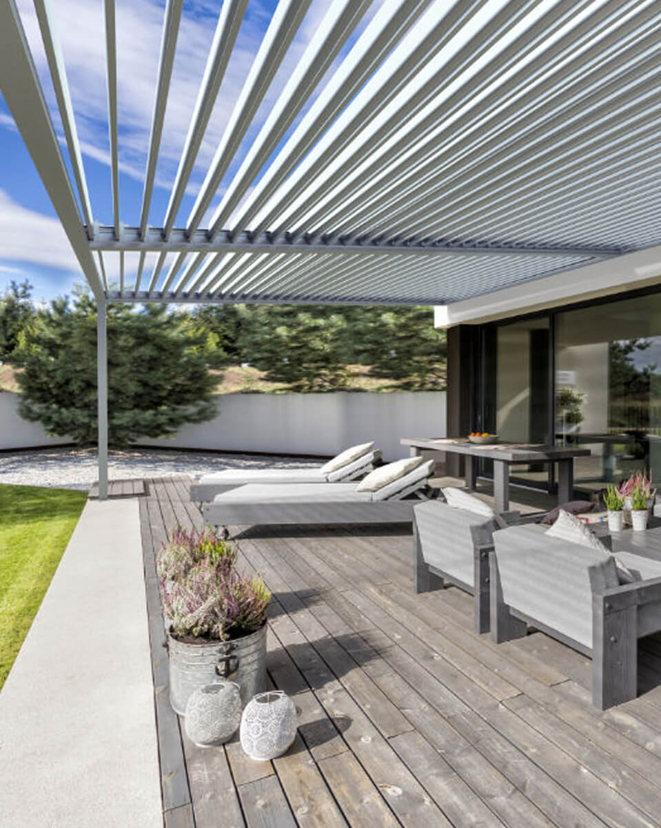 Gainesville,TX Patio Cover-Louvered Roof