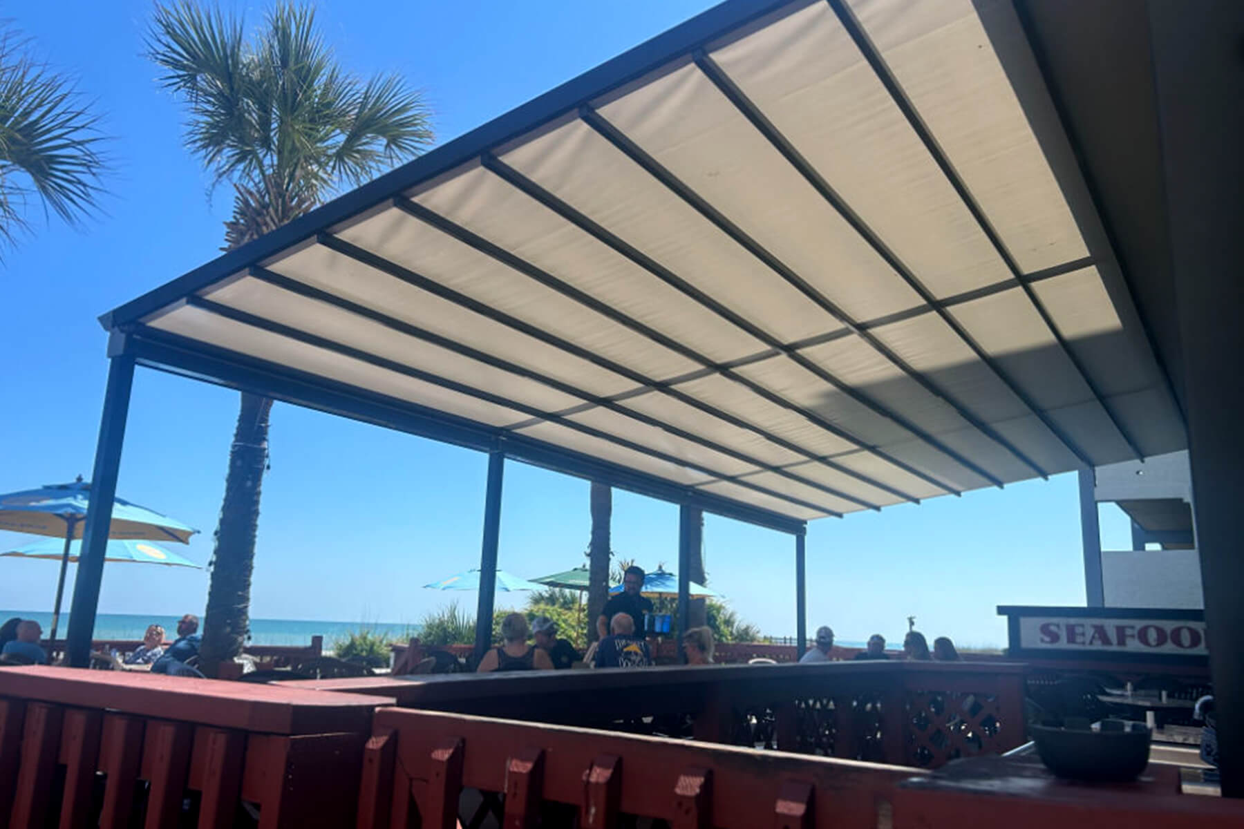 Gainesville, TX Patio retractable pergola-Pergostar Plus