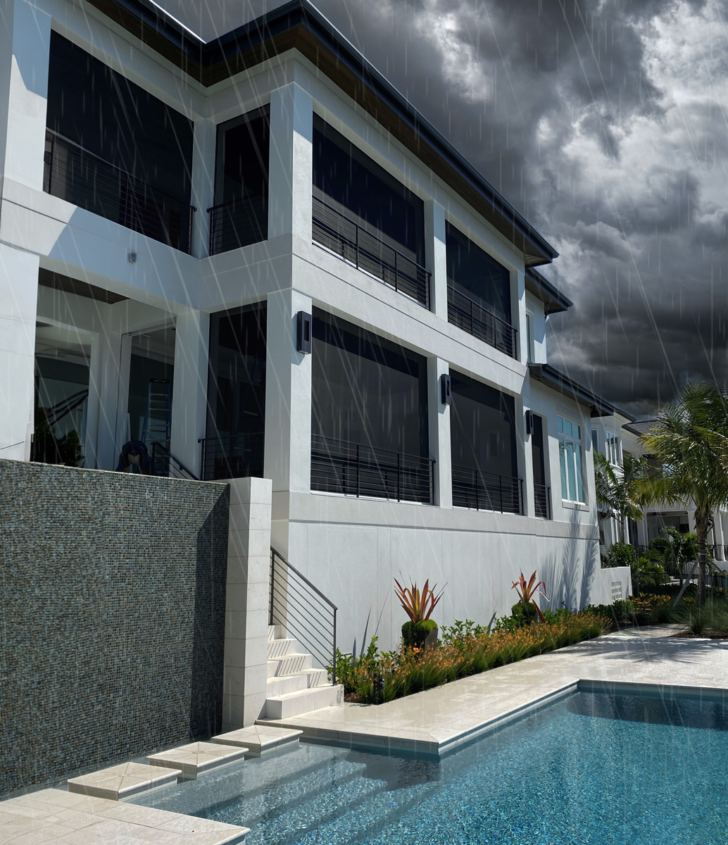 MagnaTrack motorized hurricane screens-Dallas